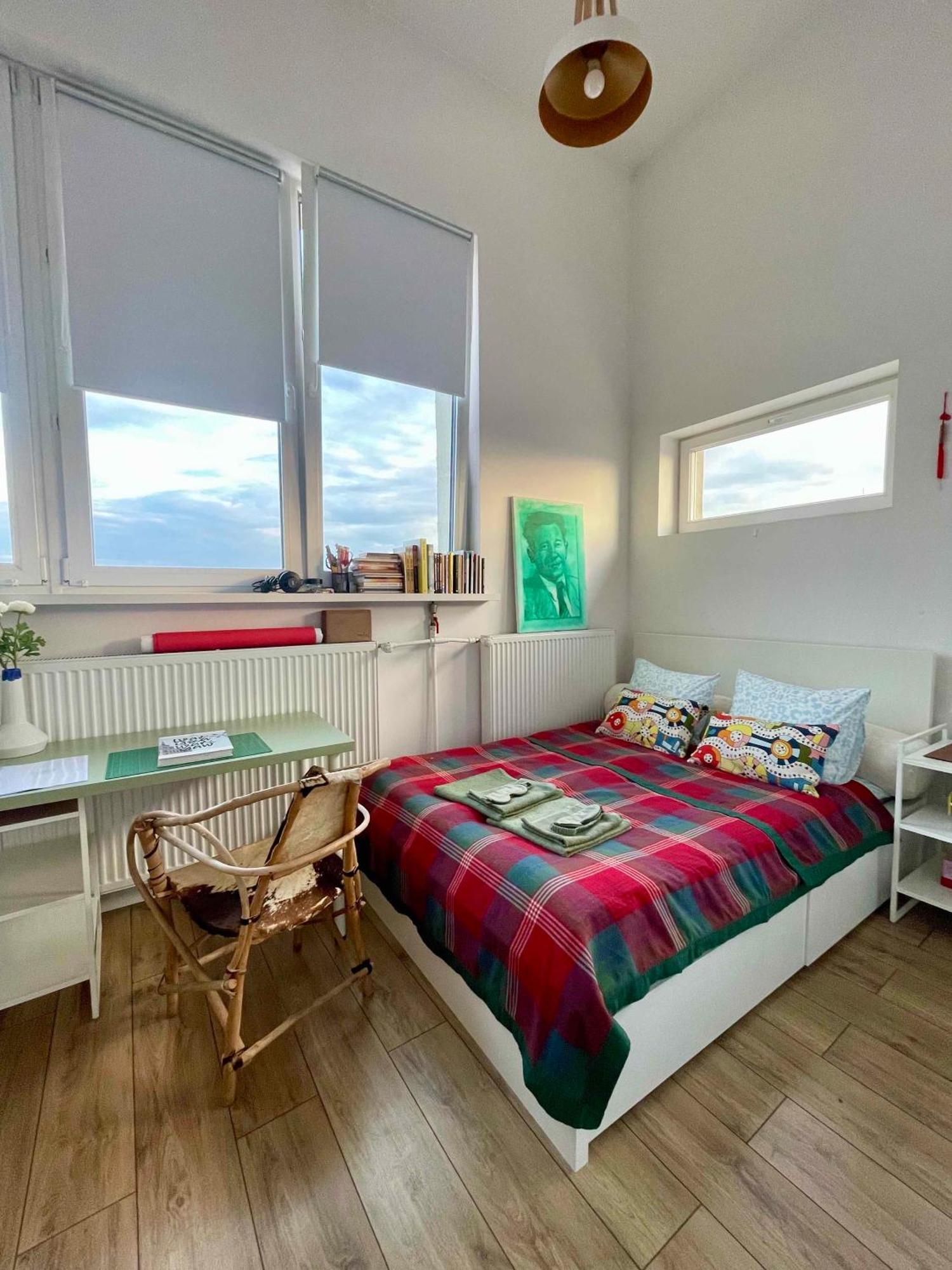 Atelier W Sercu Warszawy Z Panoramicznym Widokiem Apartment วอร์ซอ ภายนอก รูปภาพ